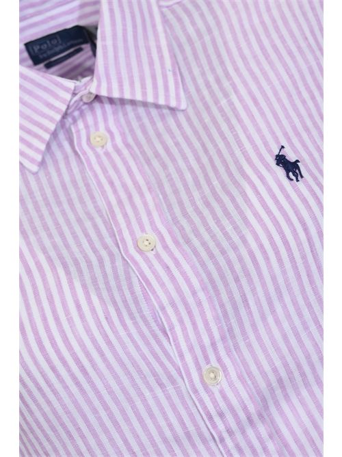 Camicia a righe in lino POLO RALPH LAUREN | 211A96158006